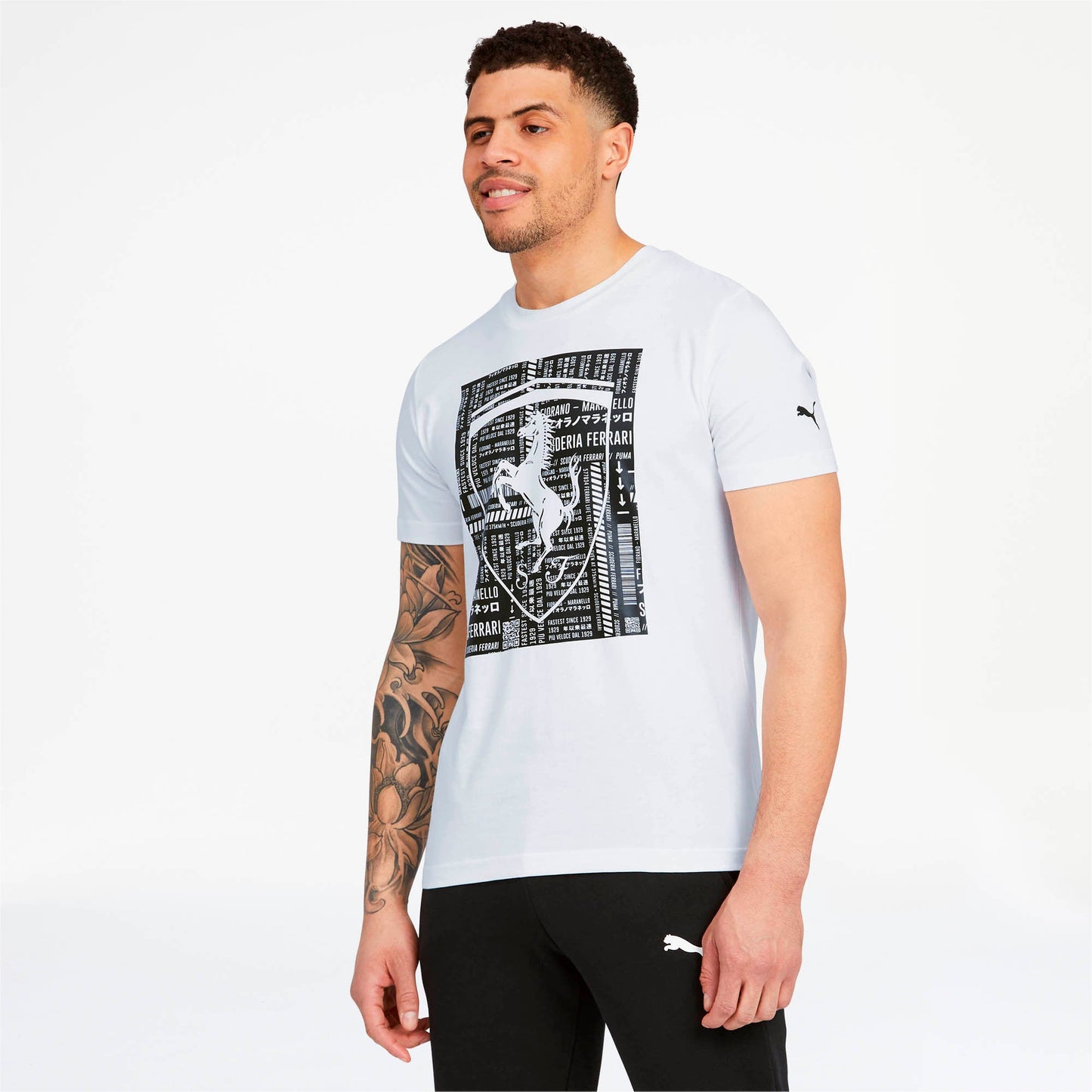 Puma Men's Sf Ferrari Big Shield Tee T-Shirts