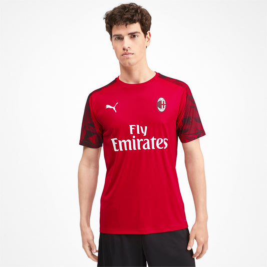 Puma Men's Ac Milan Training Jersey Short Sleeve Jerseys