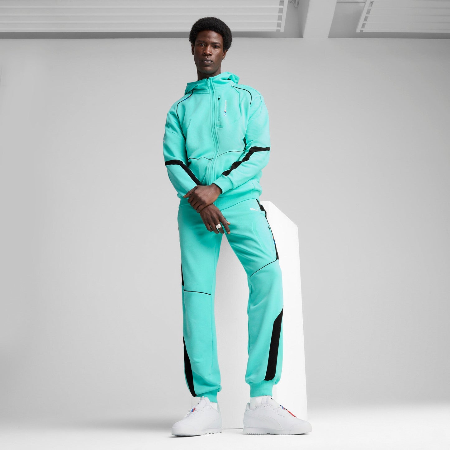 Men's Puma Bmw Motorsport Hooded Sweat Jacket