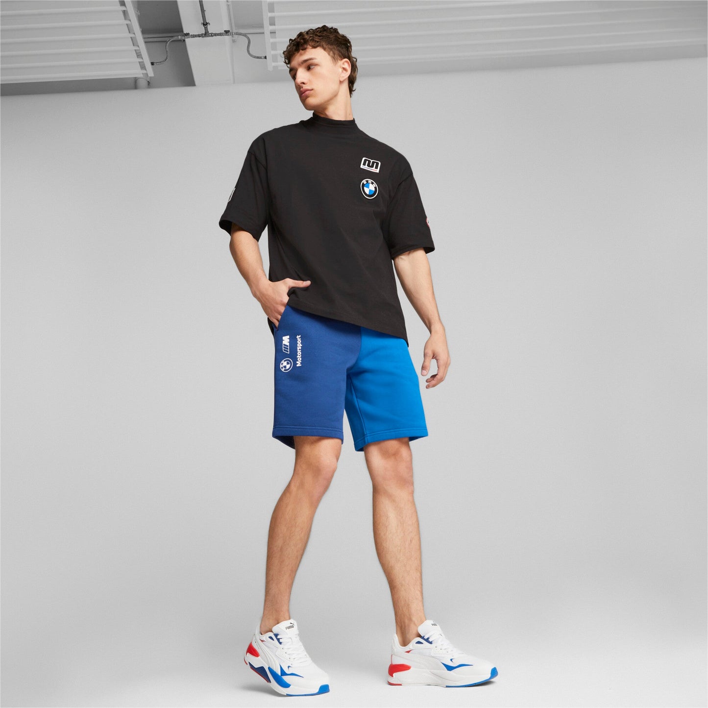 Puma Men's Bmw Motorsport Essential Shorts Fleece Shorts