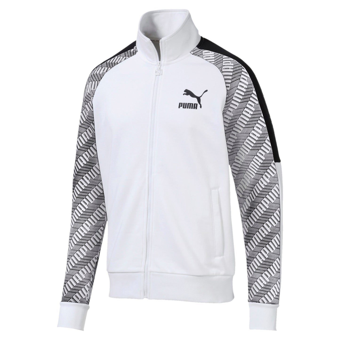 Puma White-Repeat Logo-
