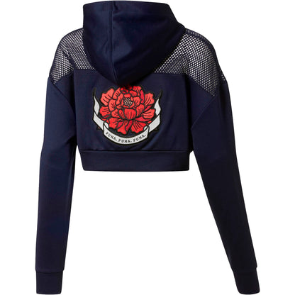 Puma Women's Flourish Cropped Hoodie Hoodies