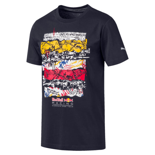 Puma Men's Rbr Red Bull Racing Street Tee T-Shirts