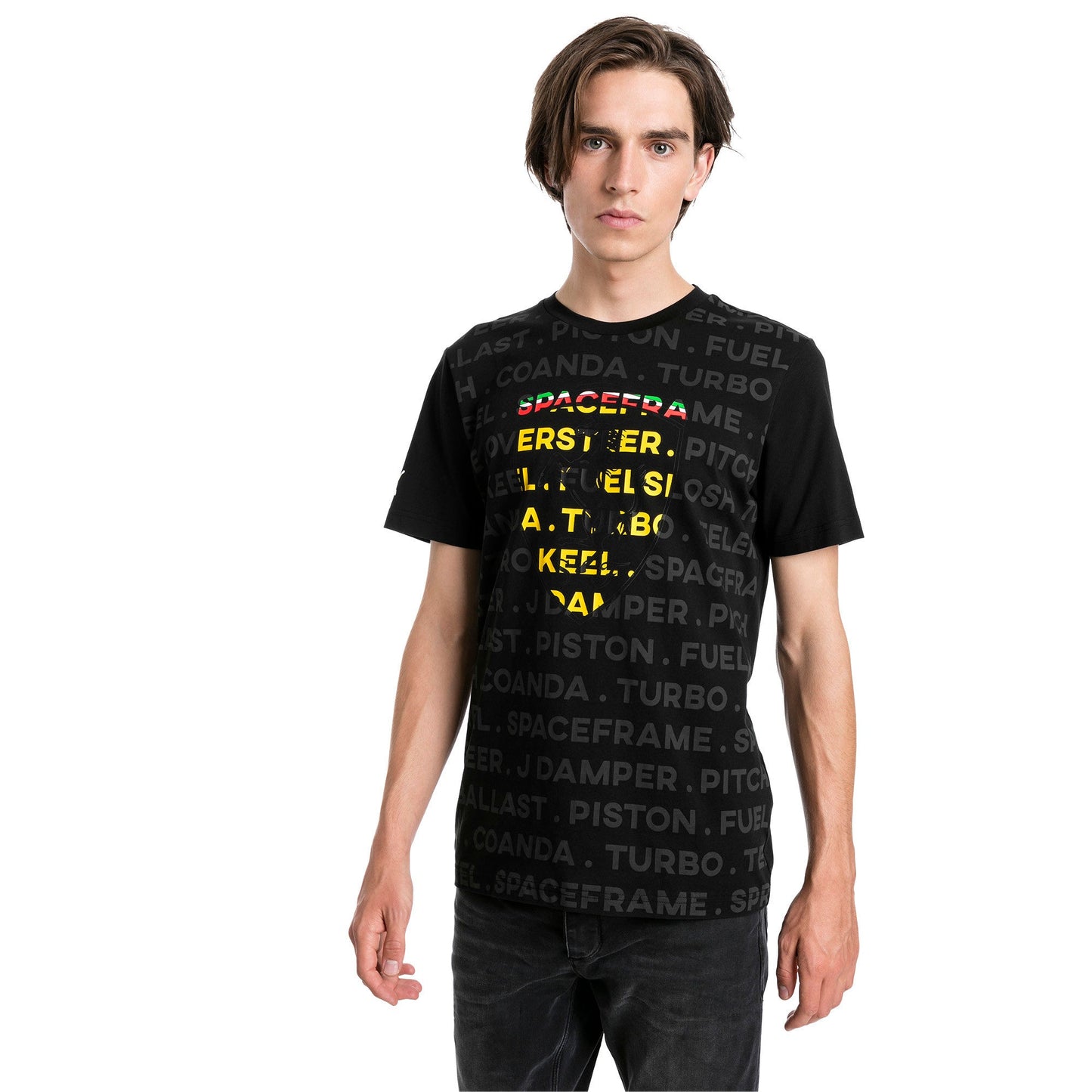Puma Men's Sf Ferrari Big Shield Tee T-Shirts