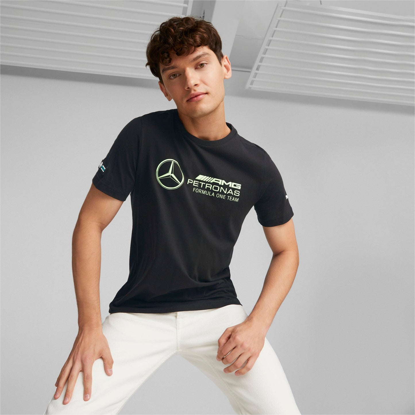Men's Puma Mapf1 Mercedes Logo Tee