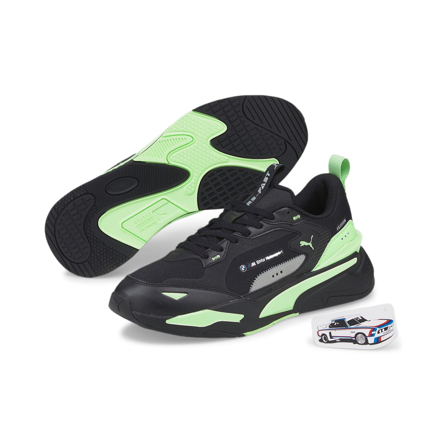 Puma Black-Puma Silver-Fizzy Lime-