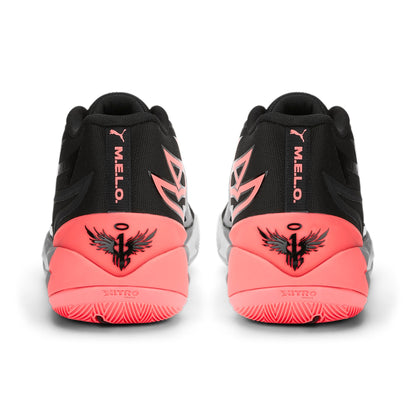 Puma Men's Lamelo Ball Mb.02 ' Black Sunset Glow' Sneakers