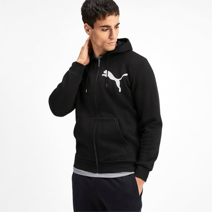 Puma Men's Big Logo Full Zip Hoody Fleece Sweaters