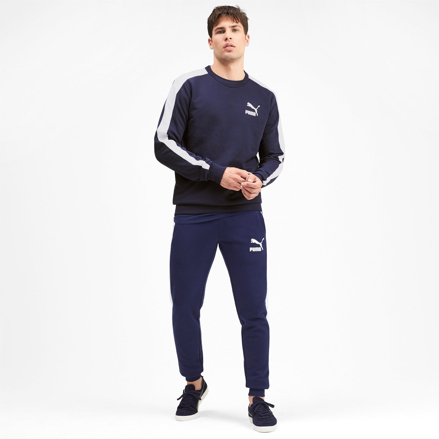 Puma Men's Iconic T7 Crew Tr