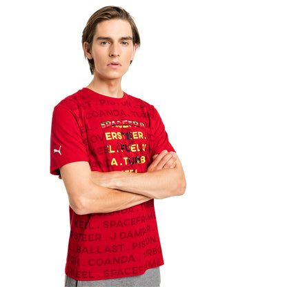 Puma Men's Sf Scuderia Ferrari Big Shield Tee