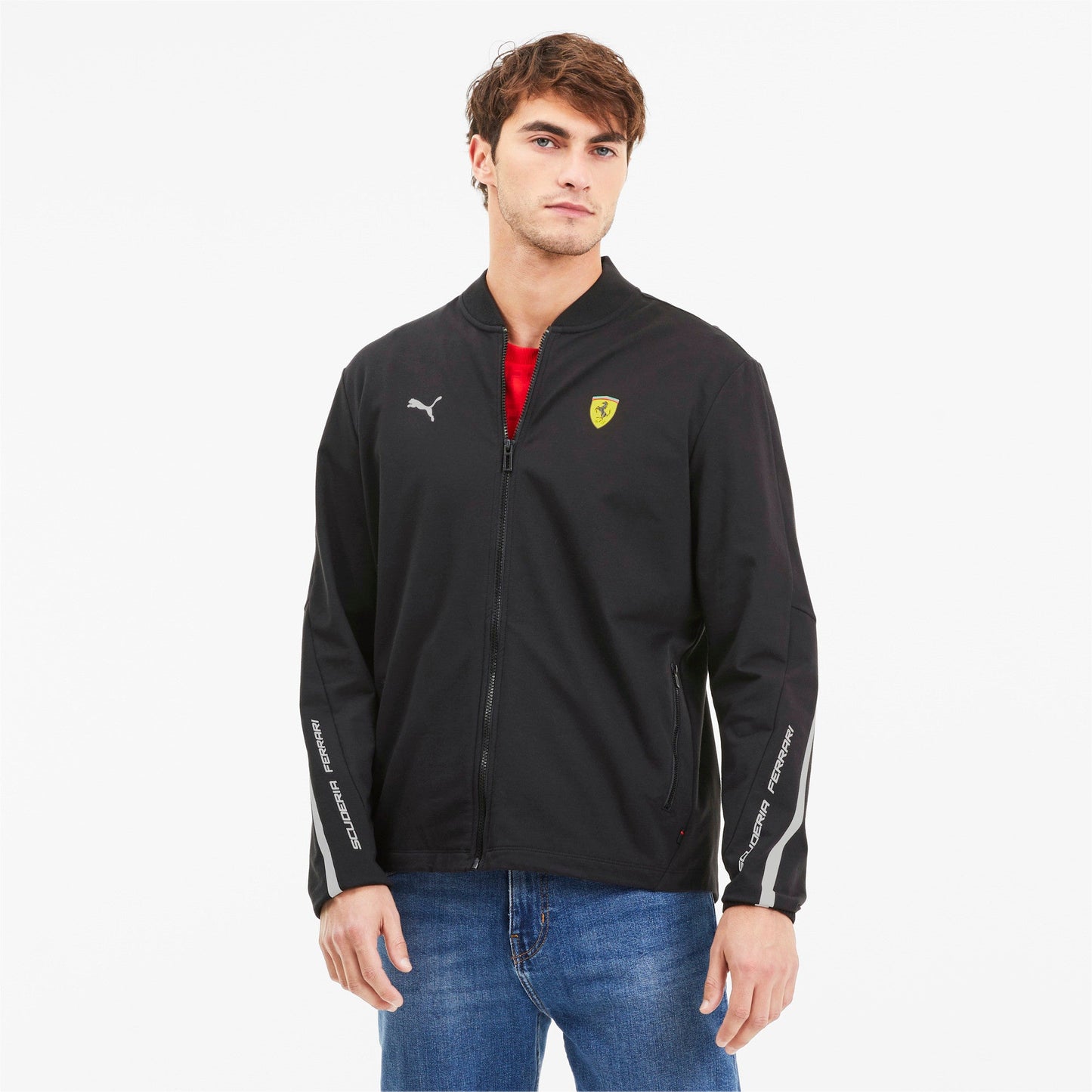 Puma Men's Sf Ferrari Lightweight Sweat Jacket Jackets