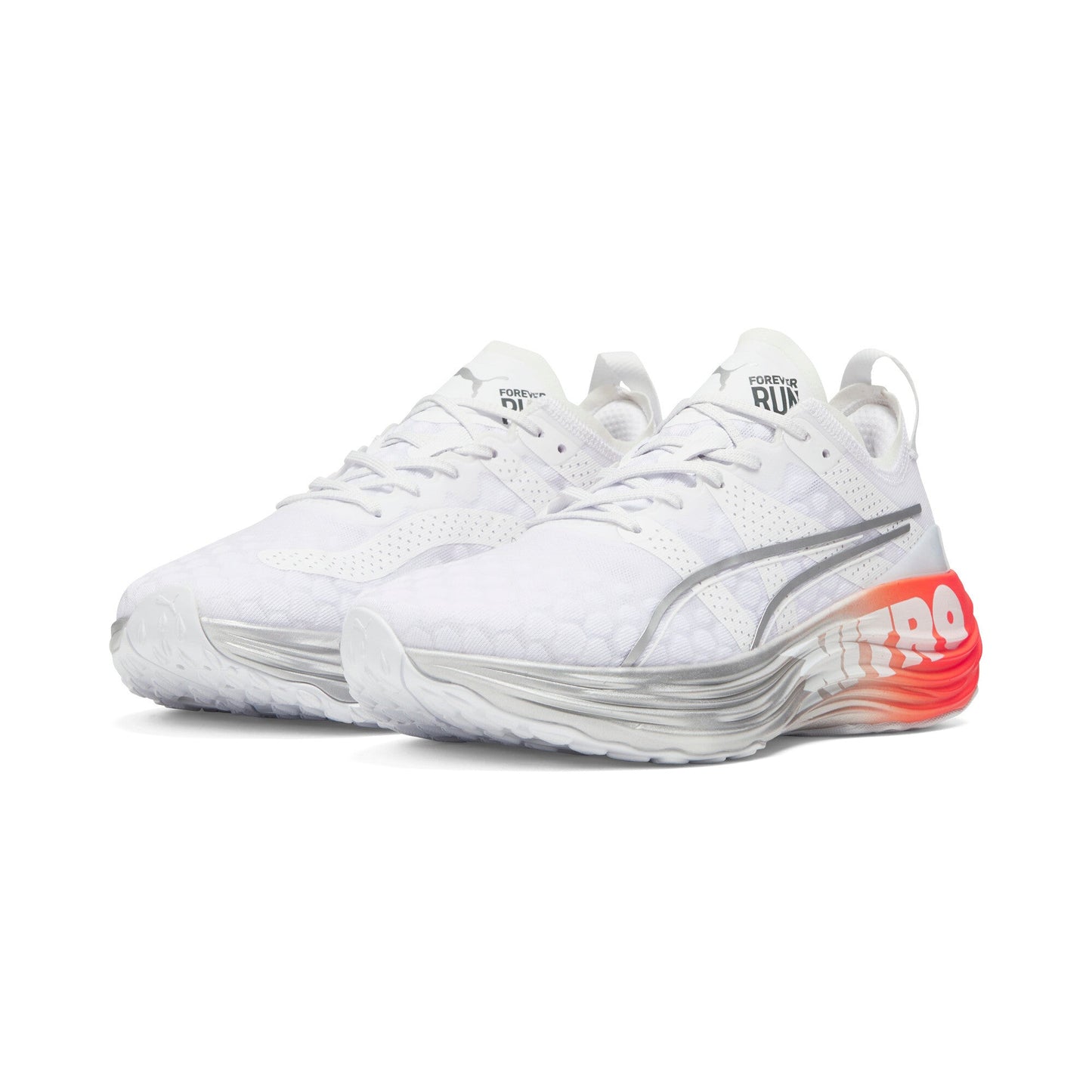 Puma Men's Foreverrun Nitro Silver Sneakers