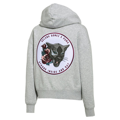 Puma Women's X Sg 'Selena Gomez' Full Zip Hoodie Sweaters
