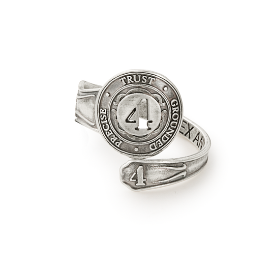 Number 4 Spoon Ring | Precise, Trust, and Grounded