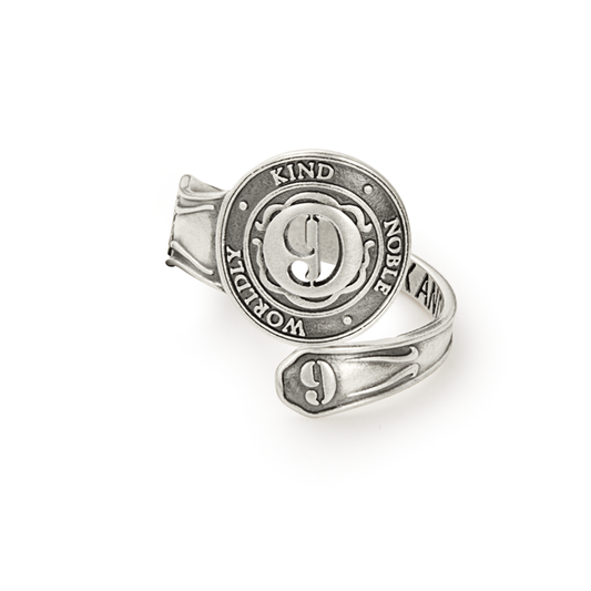 Number 9 Spoon Ring | Worldly, Kind, and Noble