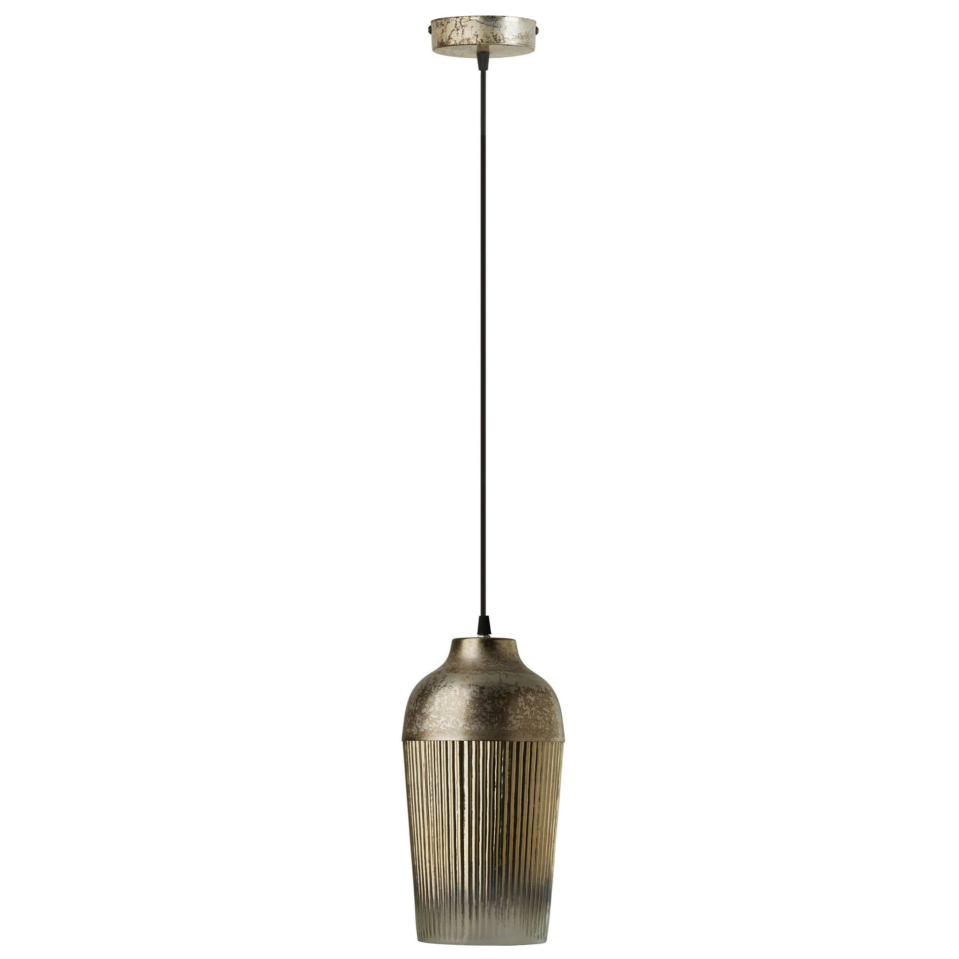 Silver/Antique Bronze-