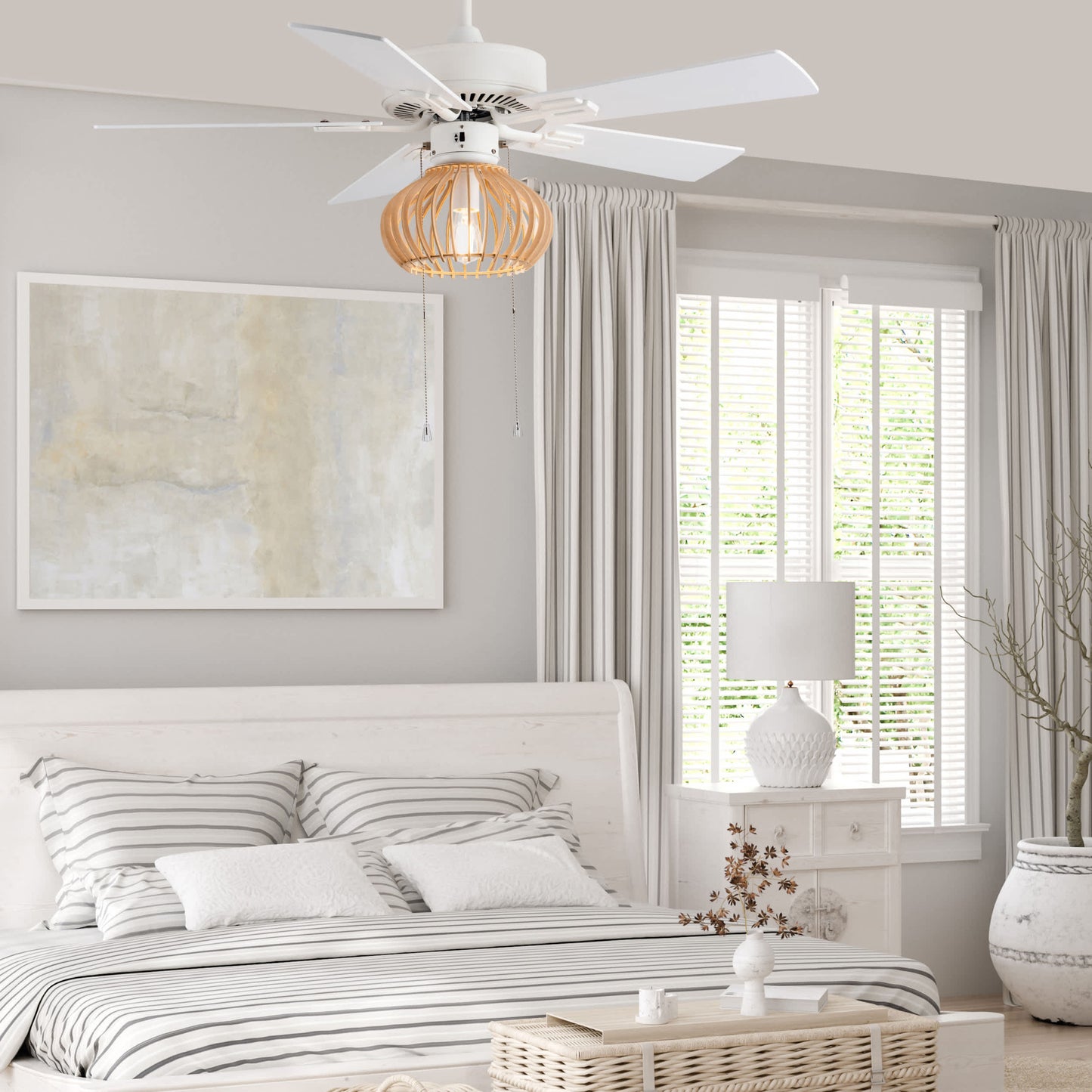 Tan/ White-
