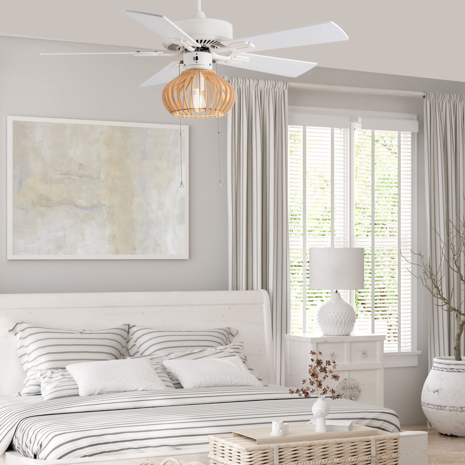 Tan/ White-