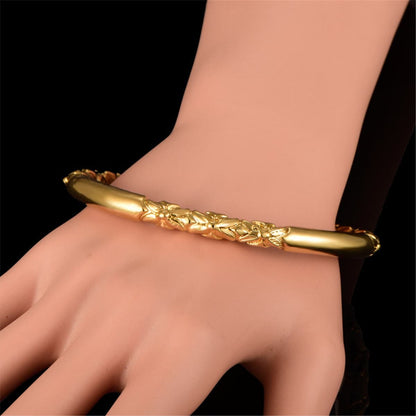 Goldtone Pumpkin Cuff