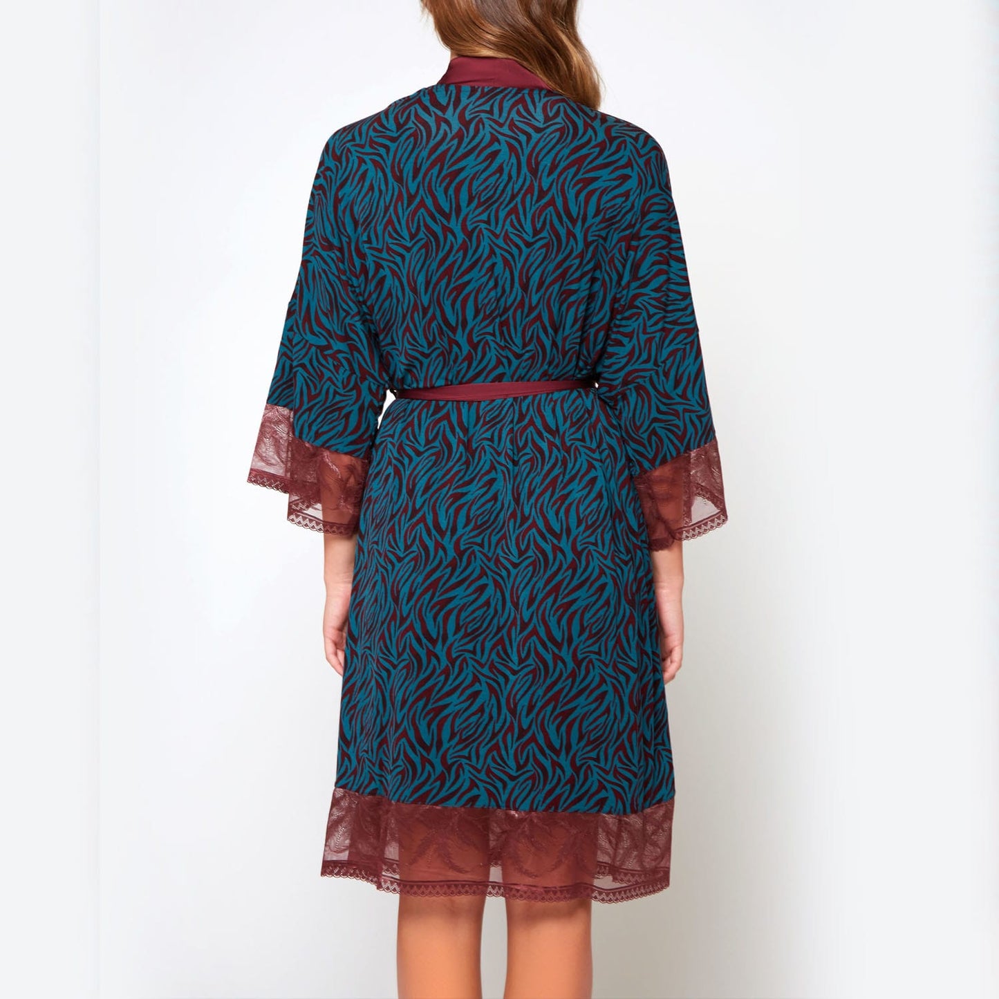 Teal-Burgundy-