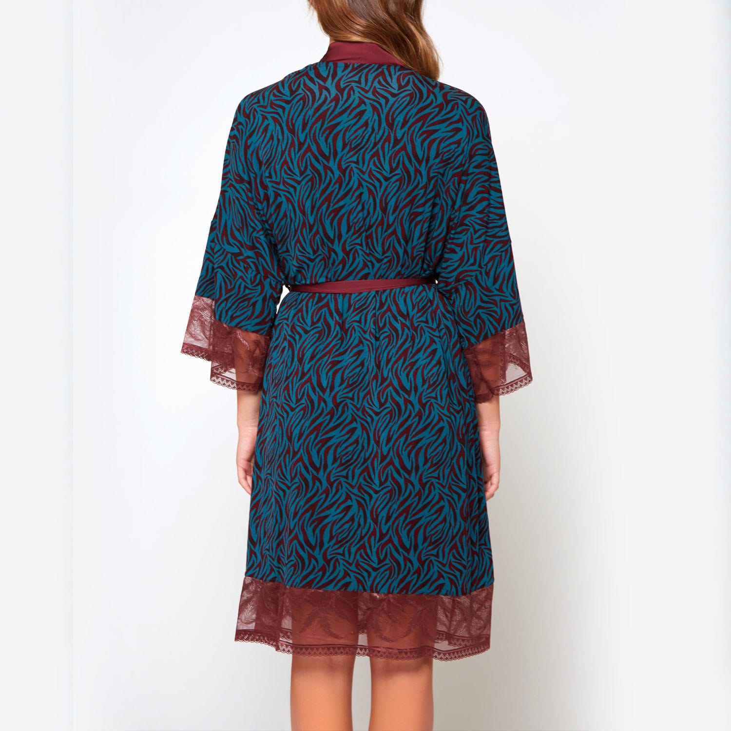 Teal-Burgundy-