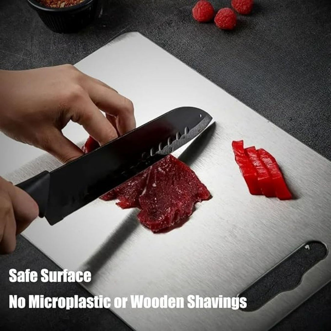 Titanium Non Slip Countertop Chopping Board photo 4