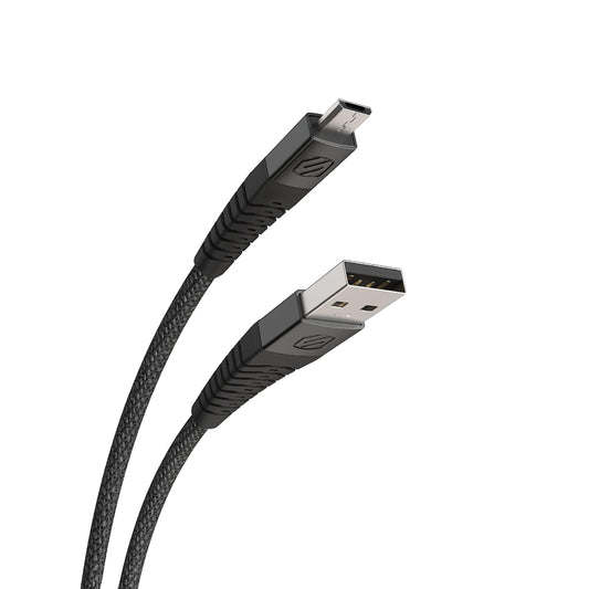 Scosche Hdmab4-Sp Strikeline Heavy Duty Usb-A to Micro Usb Charge & Sync Android Cable for Samsung Galaxy S7/S7 Edge, S6/S6 Edge, S5, S4, Kindle, Mp3 and More, 4-Ft, Black