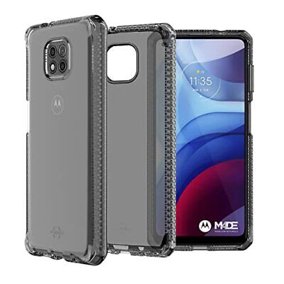 Itskins Spectrum Clear Protective Phone Case for Moto G Power (2021) - Smoke