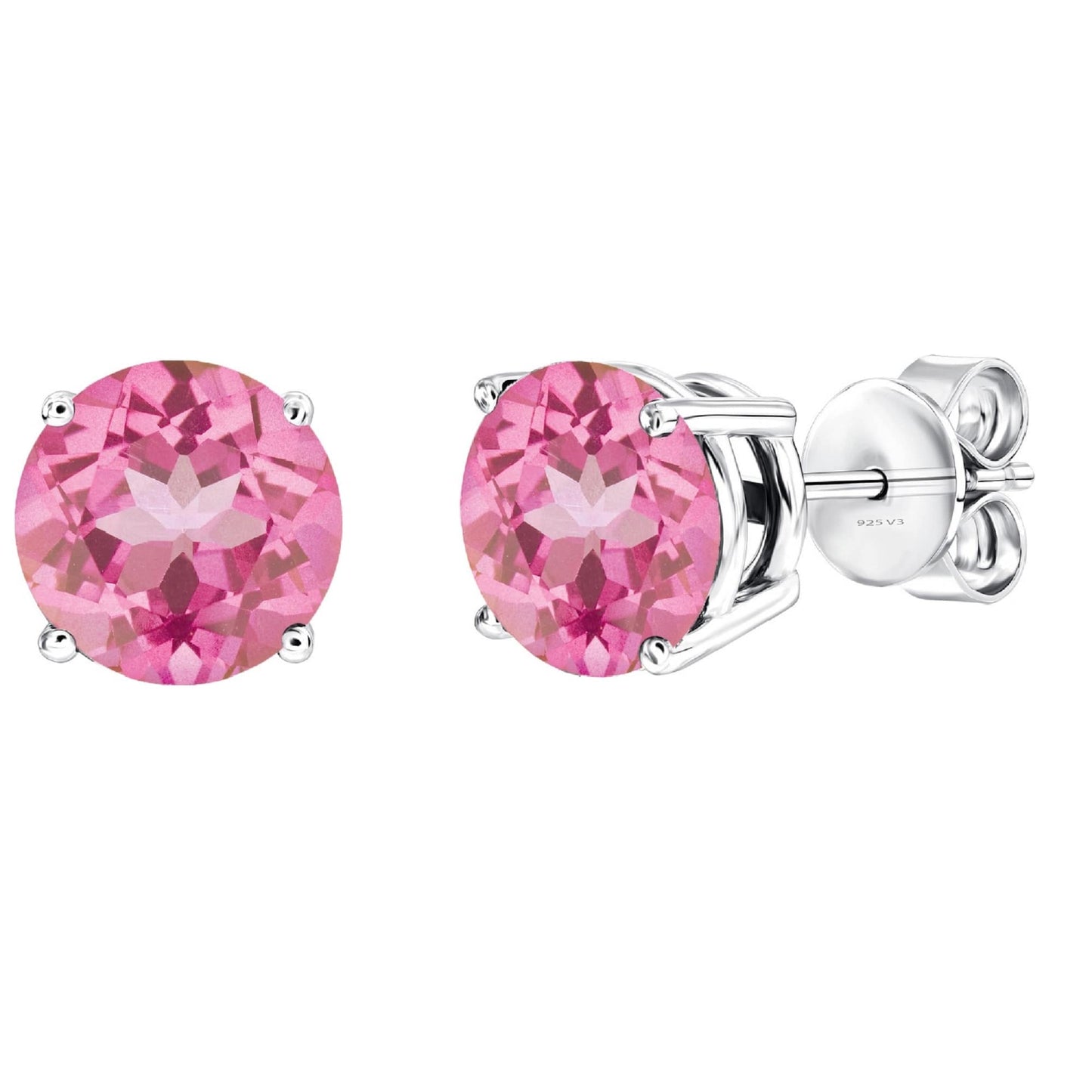 white, pink-