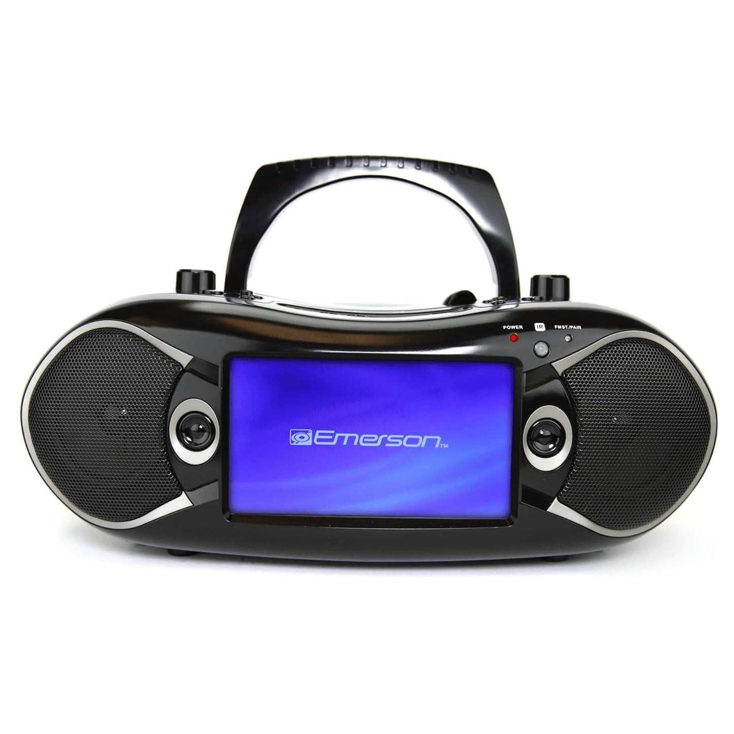 Emerson 7" Bluetooth DVD Boombox with AMFM Radio & Digital TV - Black