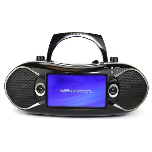 Emerson 7" Bluetooth DVD Boombox with AMFM Radio & Digital TV - Black