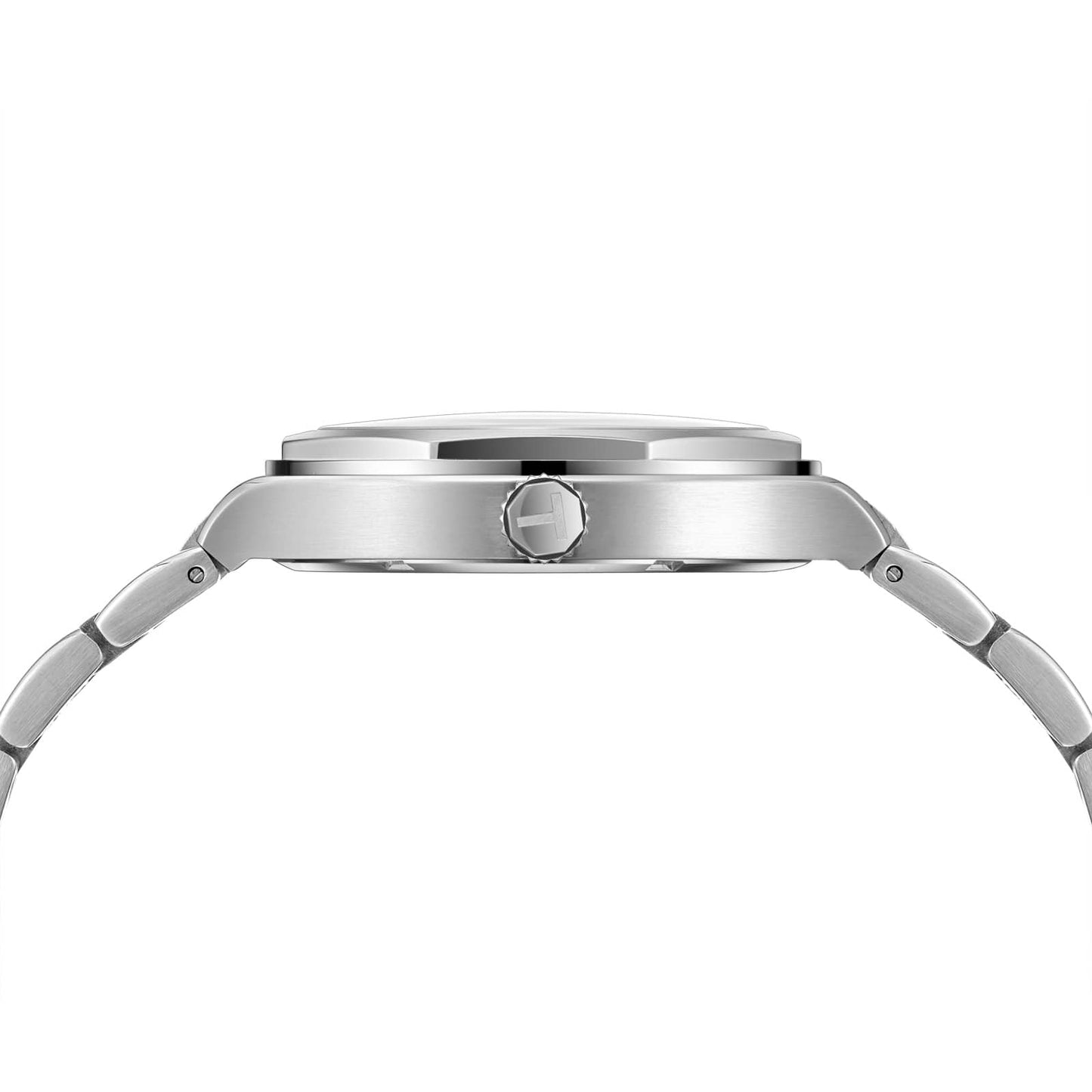 Silver Tone Blue-
