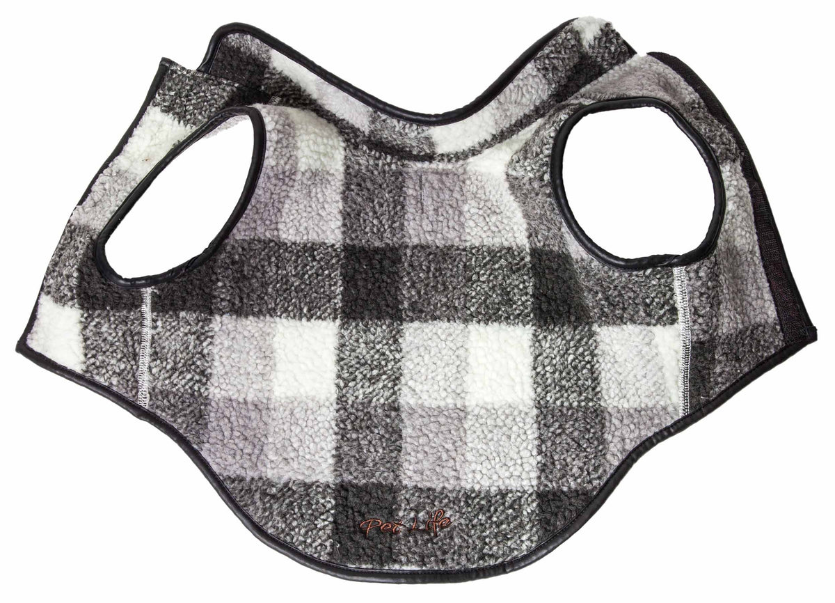 Black, Grey And White Plaid-