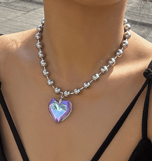 Iridescent / Silver-