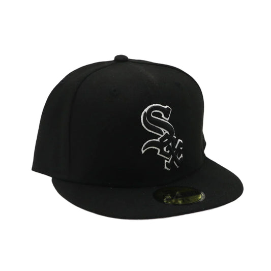 New Era 59FIFTY Chicago White Sox MLB Basic Men's Fitted Hat — Black Outline