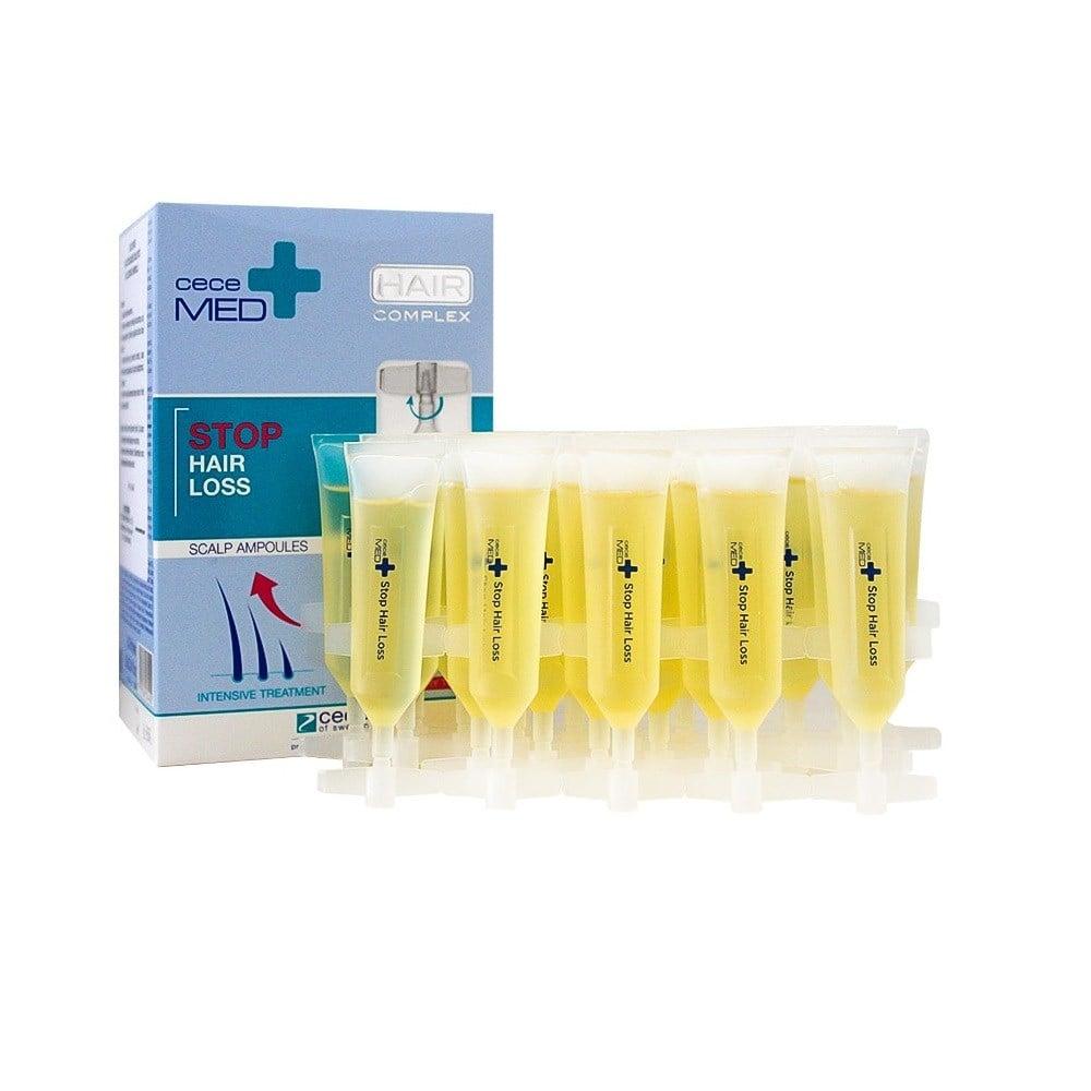 CeceMed Stop Hair Loss 30x7 ml Hair Loss Serum - Anti Hair Loss Treatment for Hair Care & Scalp Health