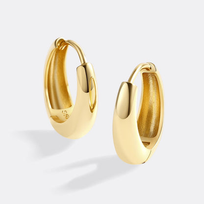 Mint & Lily Teardrop Huggie Hoop Earrings