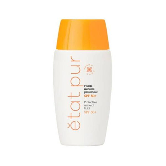 Etat Pur Mineral Fluid SPF 50+ Sunscreen for Sensitive Skin - Broad Spectrum Protection, Natural & Paraben-Free