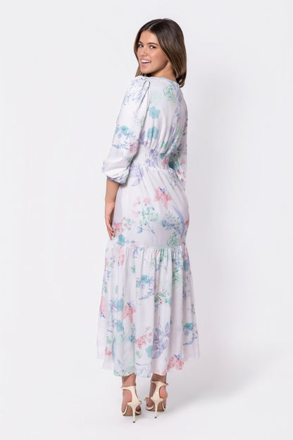 Valentina Dress (Ivory Green)