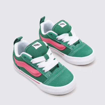 [vn000d0kboc] Toddlers Vans Knu Skool - Green/pink