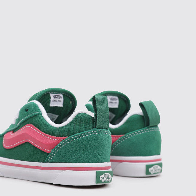 [vn000d0kboc] Toddlers Vans Knu Skool - Green/pink