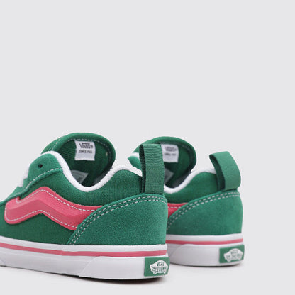 [vn000d0kboc] Toddlers Vans Knu Skool - Green/pink