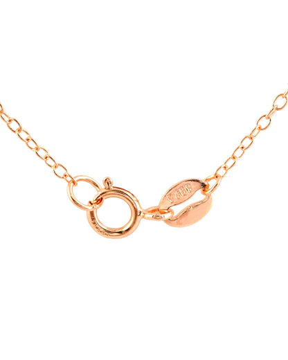 Sterling Silver Red Cubic Zirconia Heart-shape Necklace