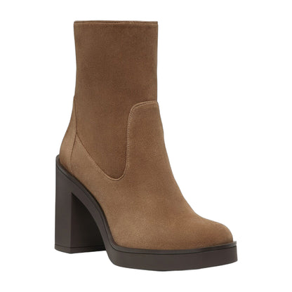 Stuart Weitzman Bethenny 80 Suede Zip Bootie