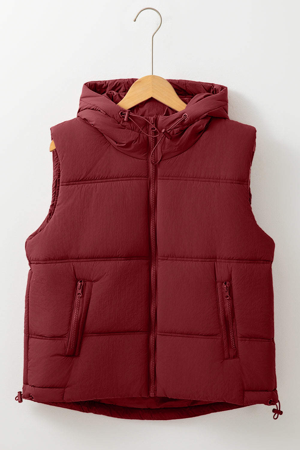 Clare Side Hooded Puffer Vest
