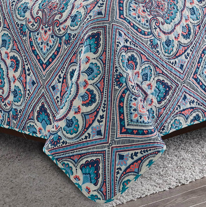 Blue/Coral-