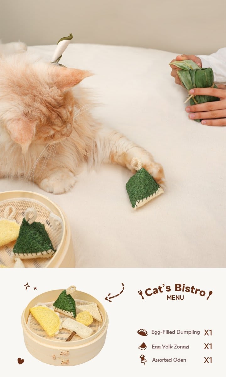 Meoof Natural Loofah Catnip Cat Toy Food Series