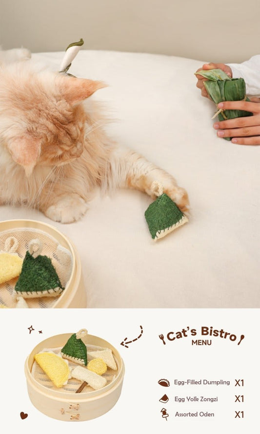 Meoof Natural Loofah Catnip Cat Toy Food Series
