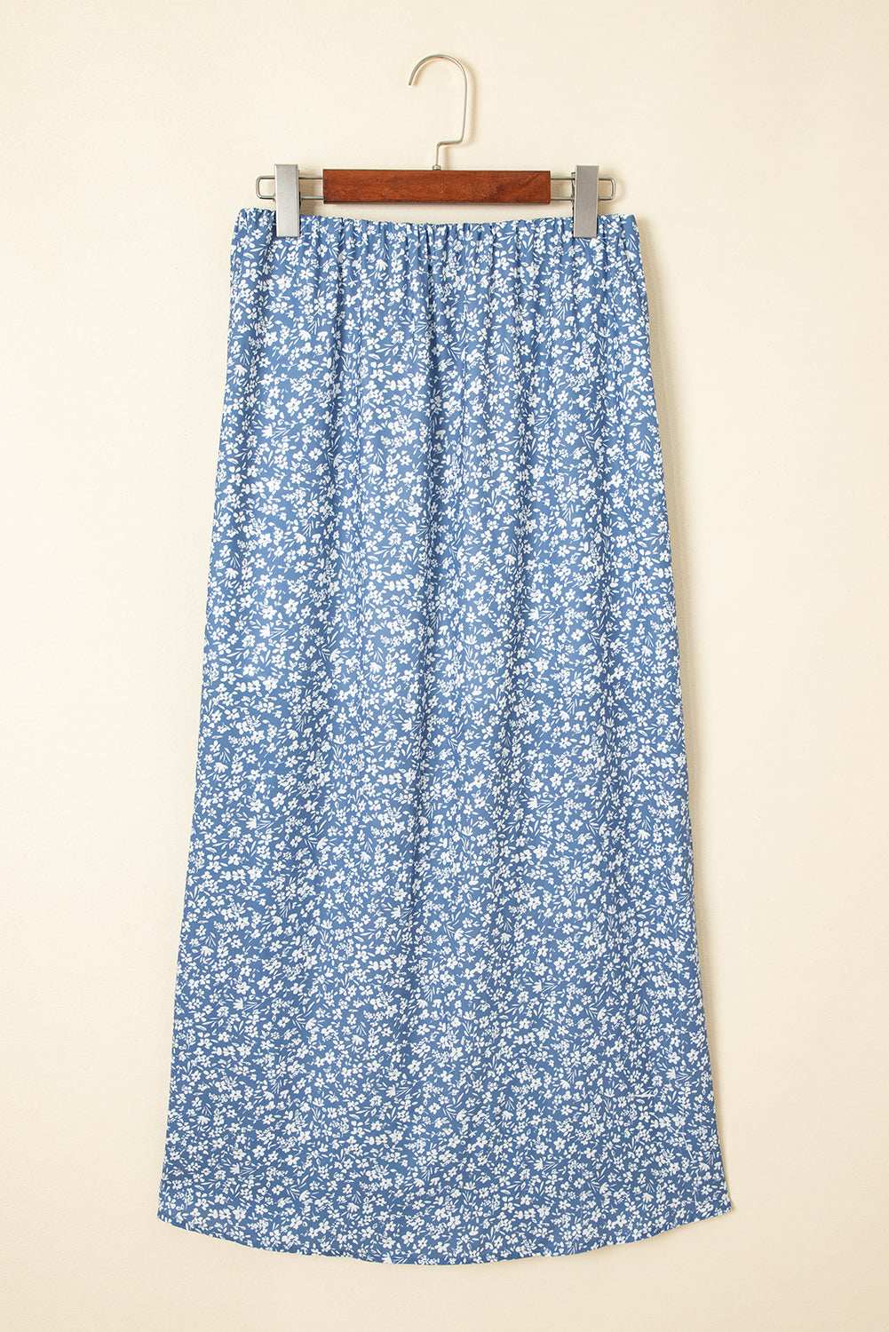 Emilee High Waist Long Skirt - Sky Blue / L - 12/14