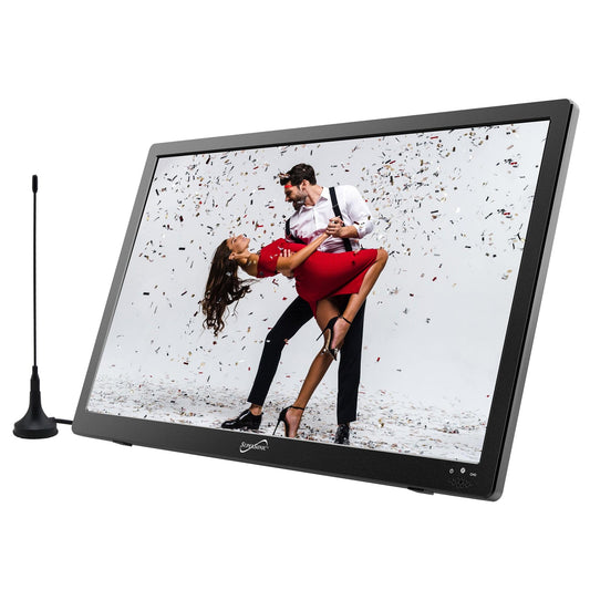 Supersonic 16" Portable Digital LED TV with USB & SD Inputs, 12 Volt AC/DC Compatible